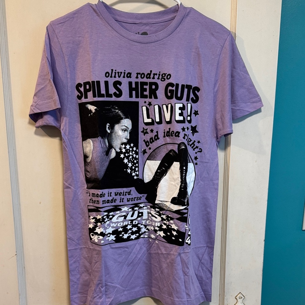 Purple Olivia Rodrigo Graphic T-Shirt